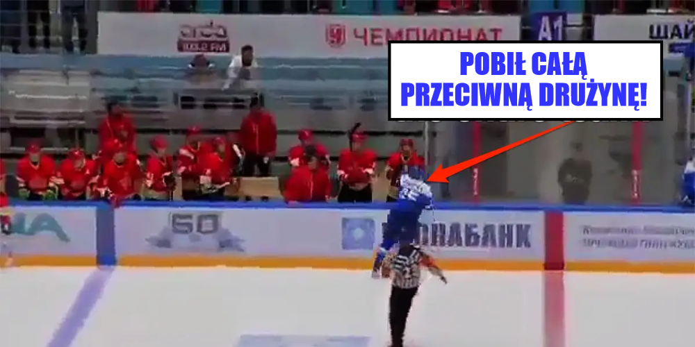Wygnany z KHL za pobicie całej przeciwnej drużyny