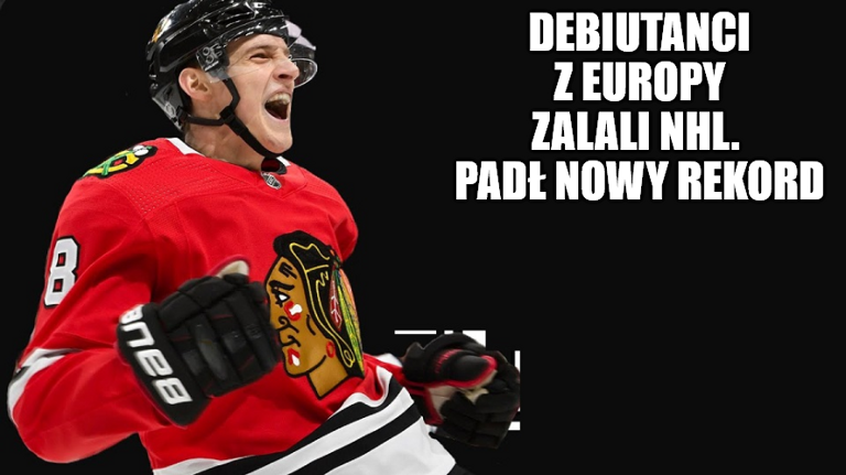 Analiza: Debiutanci z Europy zalali NHL. Padł rekord