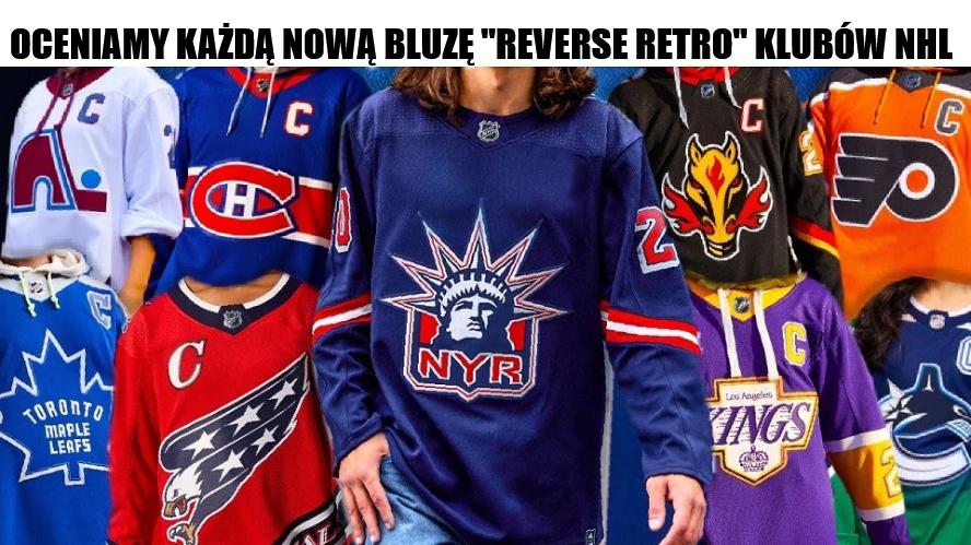 Ranking: oceniamy każdą nową bluzę „Reverse Retro” klubów NHL