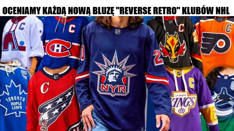 Ranking: oceniamy każdą nową bluzę „Reverse Retro” klubów NHL