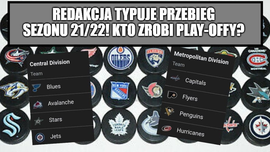PODCAST. Typujemy przebieg sezonu NHL 21/22! Kto zrobi play-offy?