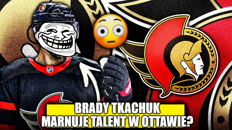 Dusza za kapitana Senators. Brady Tkachuk marnuje talent w Ottawie?