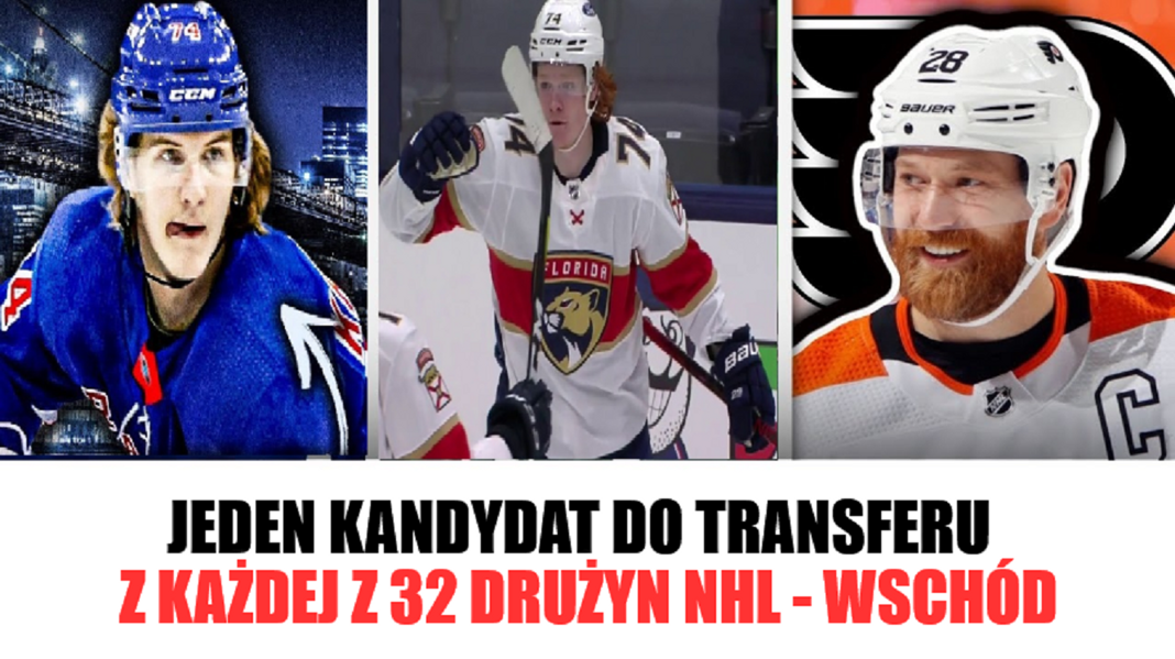 Jeden kandydat do transferu z każdej z 32 drużyn NHL – Wschód