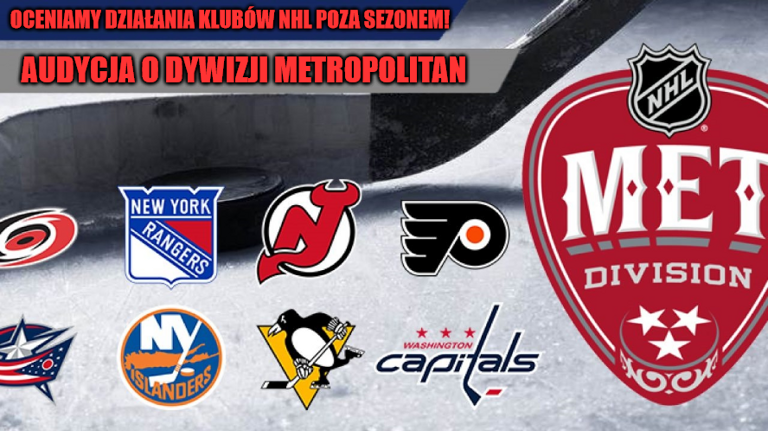 Audycja. Oceniamy działania klubów NHL poza sezonem! Dywizja Metro