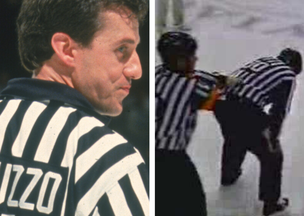 Łyżwa przejechała mu przez twarz w NHL. Mimo kałuży krwi chciał wrócić na lód