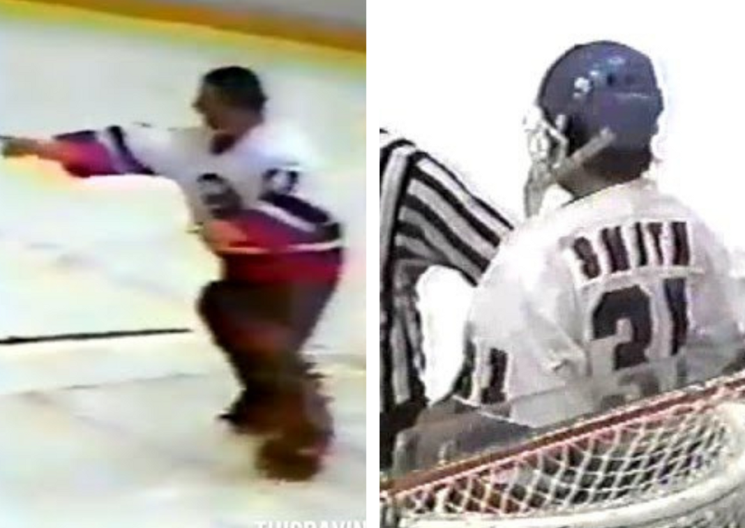Stuknięty bramkarz NHL z krewkiej rodziny. Kijem krzywdził i drażnił