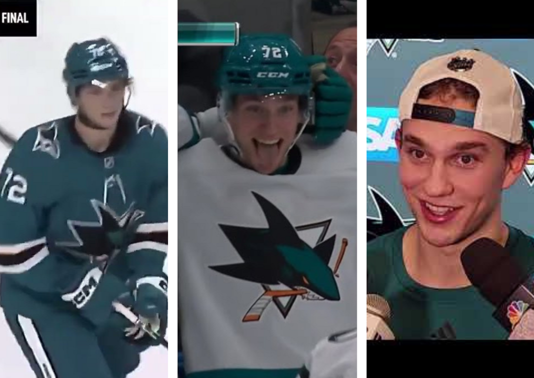 Chłopak ze Szwecji mężnieje w NHL i wyrywa Rekiny z marazmu
