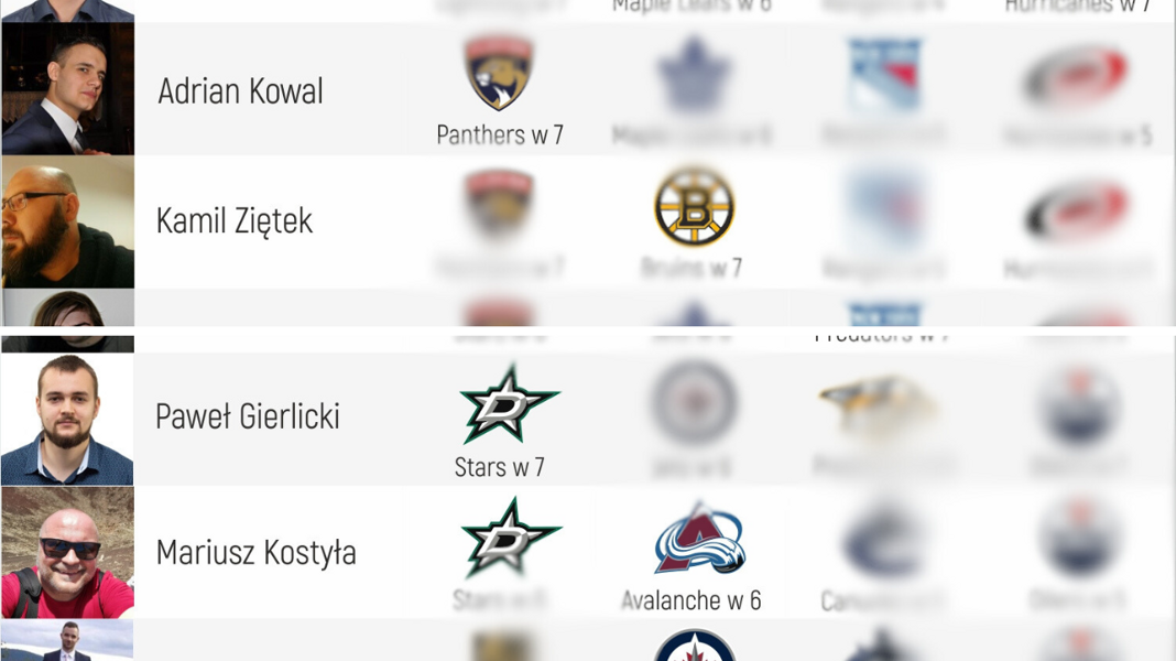 Typy na play-offy NHL. Redakcja wskazuje zwycięzców!