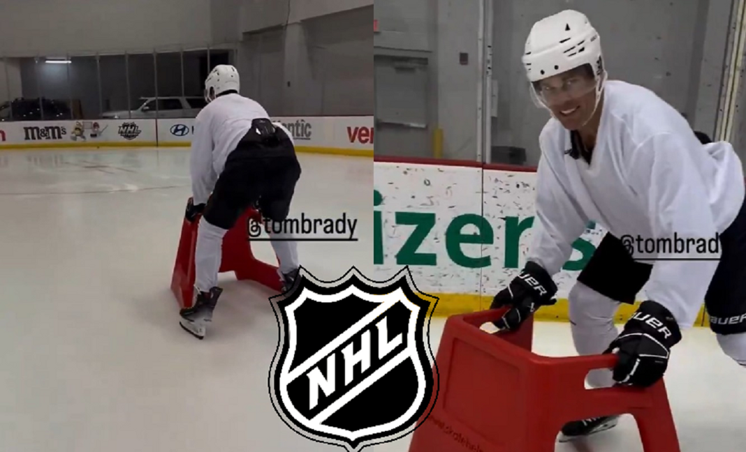 Jeździ lepiej niż Rempe. Dawać go do NHL. Supergwiazda sportu uczy się hokeja