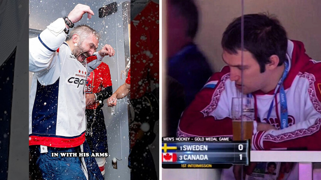 Piwo i gwiazda NHL! Połączenie idealne. On je uwielbia