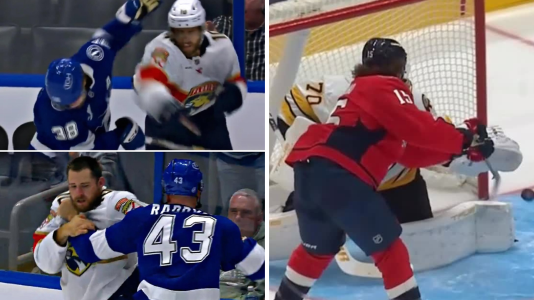 Sparingi w NHL. Dzień 12 i 13. Lacrosse od frontu i lekkość derbów Florydy