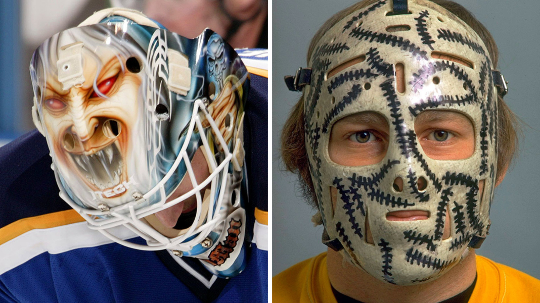 Horror w najczystszej postaci! Budzące grozę maski bramkarzy z NHL. Hokej