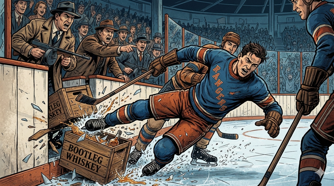 Król bimbrowników w NHL. Brudna historia hokeja w USA