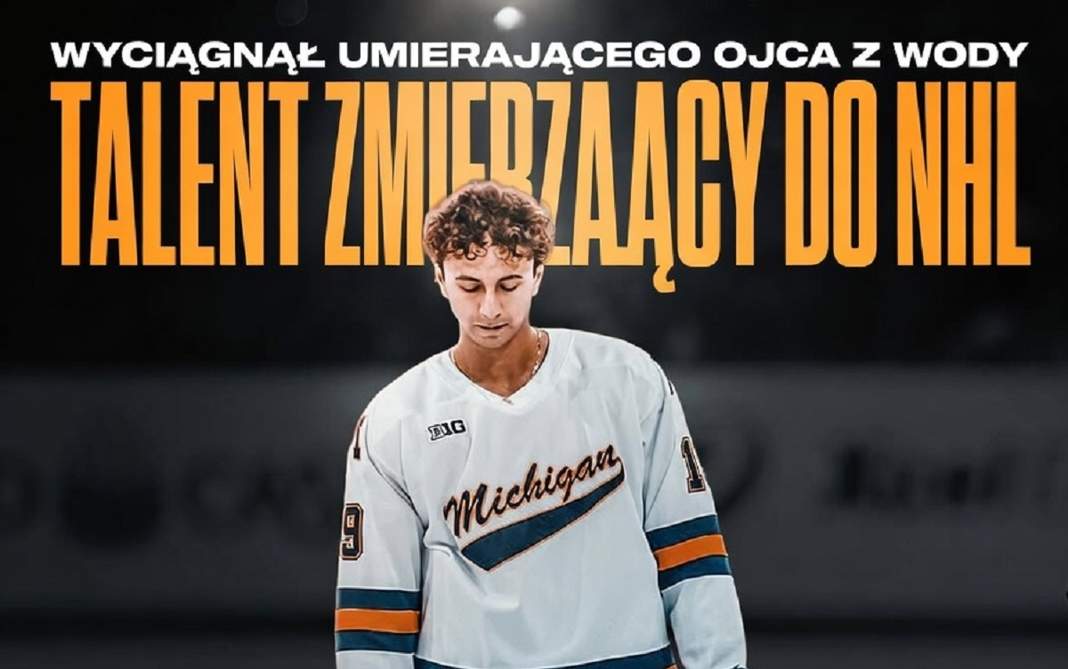 Wyciągnął umierającego ojca z wody. Rok później ubrał bluzę klubu NHL