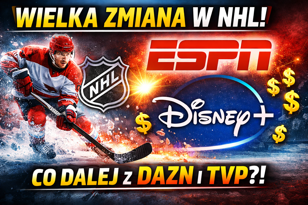 Wielkie zmiany z prawami do transmisji NHL! Potężny gracz namiesza