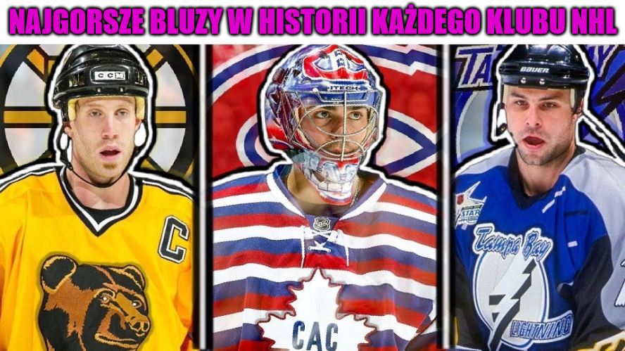 Ranking: najgorsze bluzy w historii każdego klubu NHL