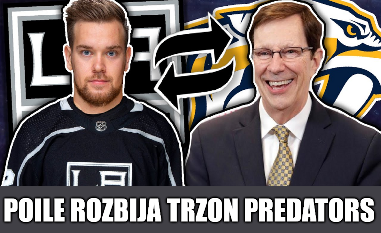 Transfer. Poile rozbija trzon Predators. Arvidsson oddany do LA Kings