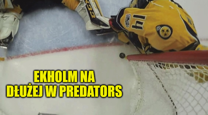 Kontrakt. Młodzież potrzebuje wzorców – Ekholm na dłużej w Predators