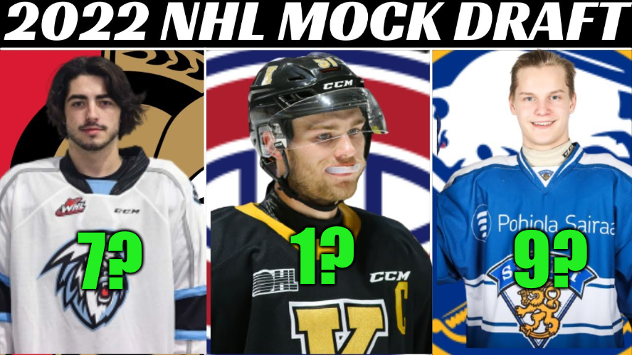 Draft 2022. Mock Draft przykładowa selekcja NHL w PL. Miejsca 1-16