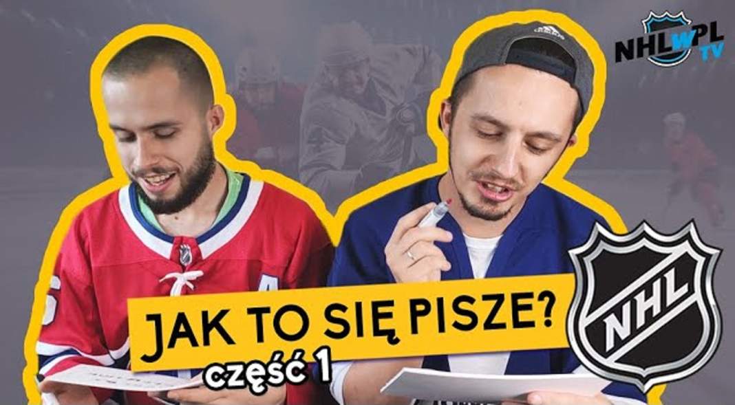 NHL w PL TV. Jak się pisze nazwiska hokeistów NHL?