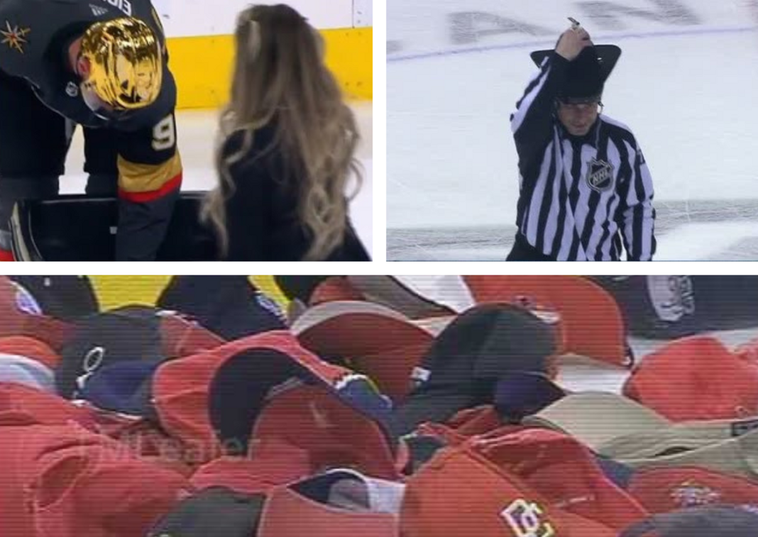 Największa tajemnica NHL – owych hat tricków. Oto, co dzieje się z czapkami rzuconymi na lód