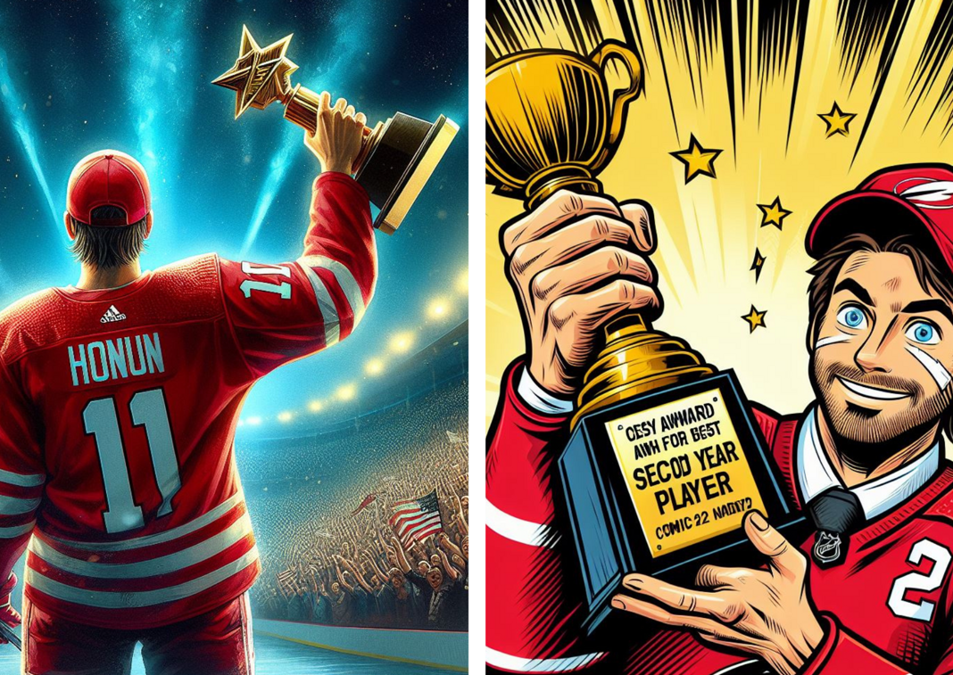 Nikt nie kocha drugoroczniaków w NHL. My ich docenimy! Carson Trophy