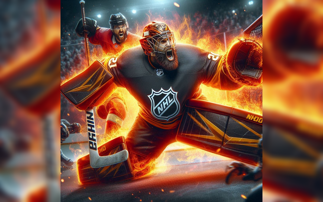 Bramkarz-ochroniarz z NHL! Pierwszy z gatunku wściekłych golkiperów hokeja