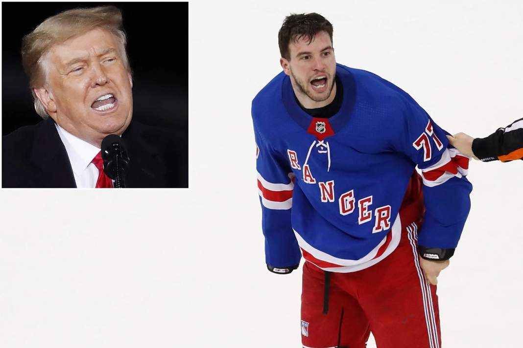 Jawnie poparł Trumpa i wyleciał z NHL. Hokeista mówi o skandalu