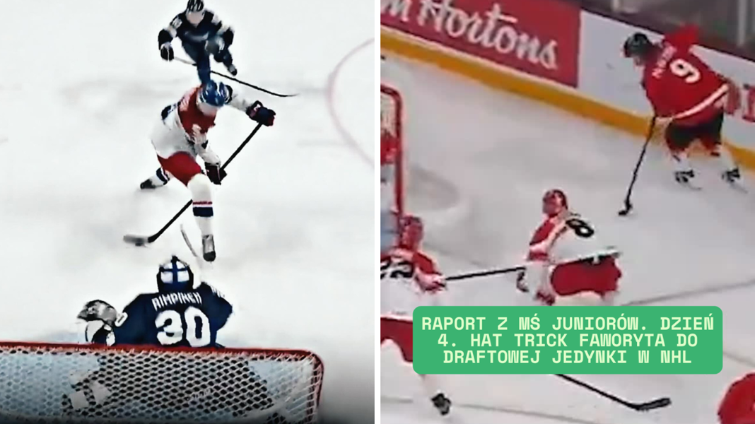 Raport z MŚ Juniorów. Dzień 4: Hat trick faworyta do draftowej jedynki w NHL. Hokej