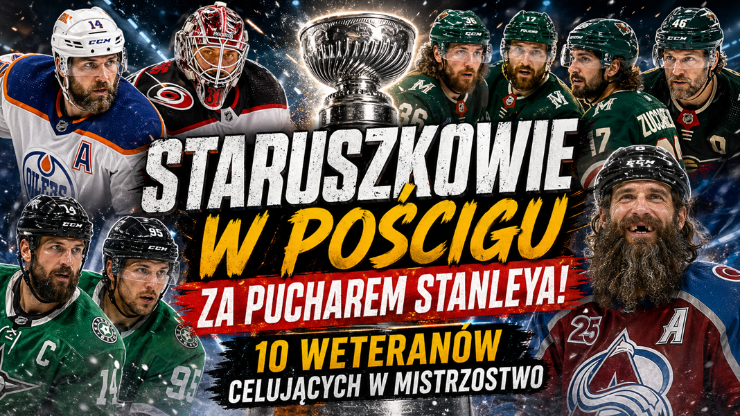 Staruszkowie w pościgu za Pucharem Stanleya! 10 weteranów celujących w mistrzostwo
